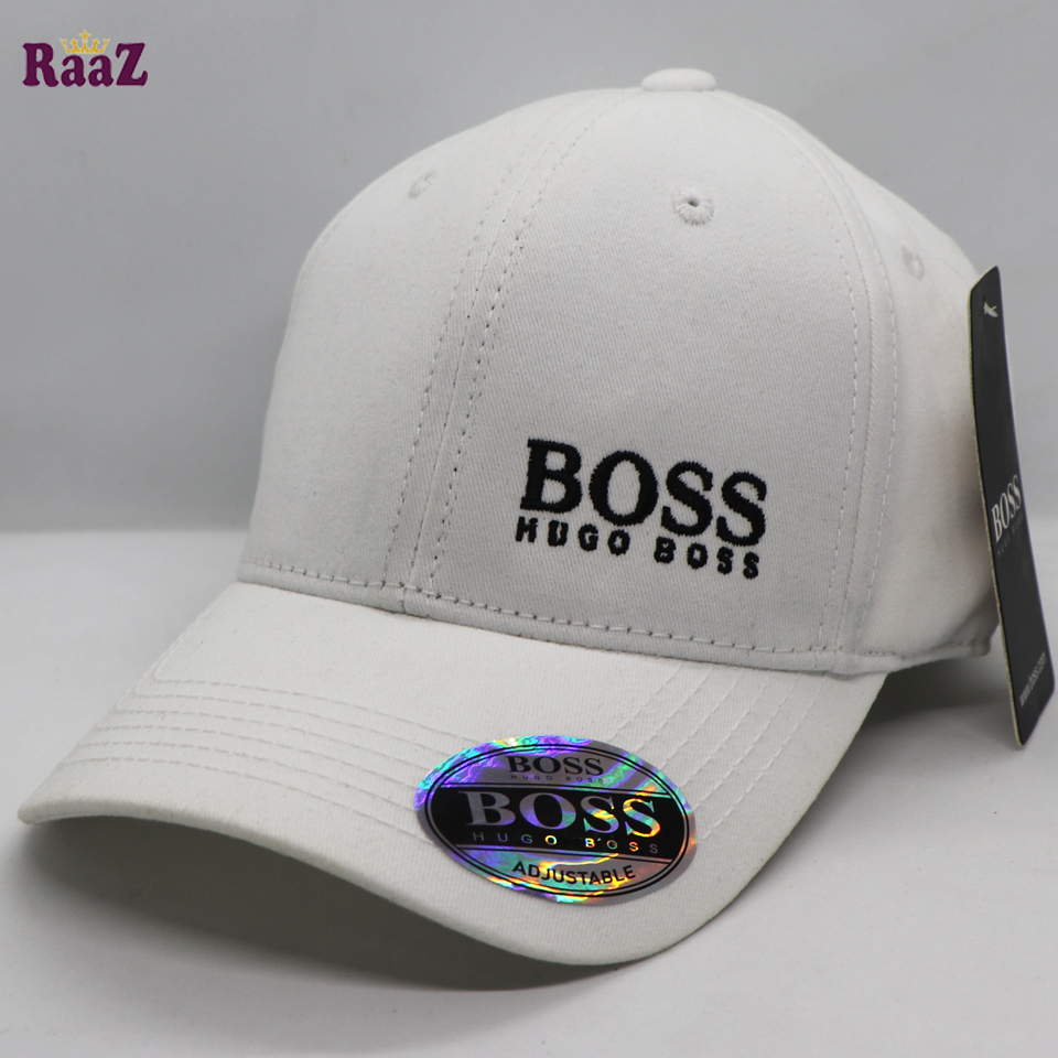 Picture of Stylish - Modern Vibe - Superb Quality - White Embroidery Logo Adjustable Premium Curved Visor Cap - Trend and Needful - Well Inspired & Crafted