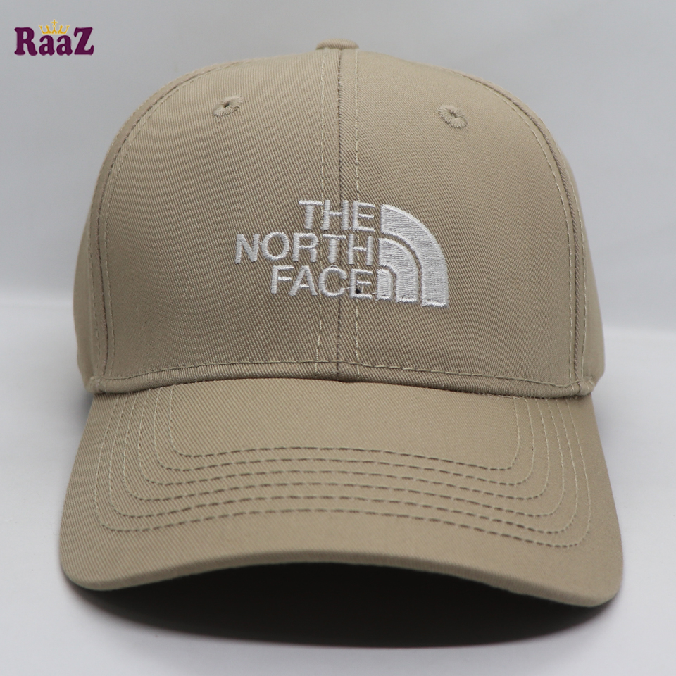 Picture of Off White and White Cotton Export North Face Cap For Men