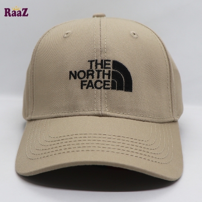 Picture of Off White and Black Cotton Export North Face Cap For Men
