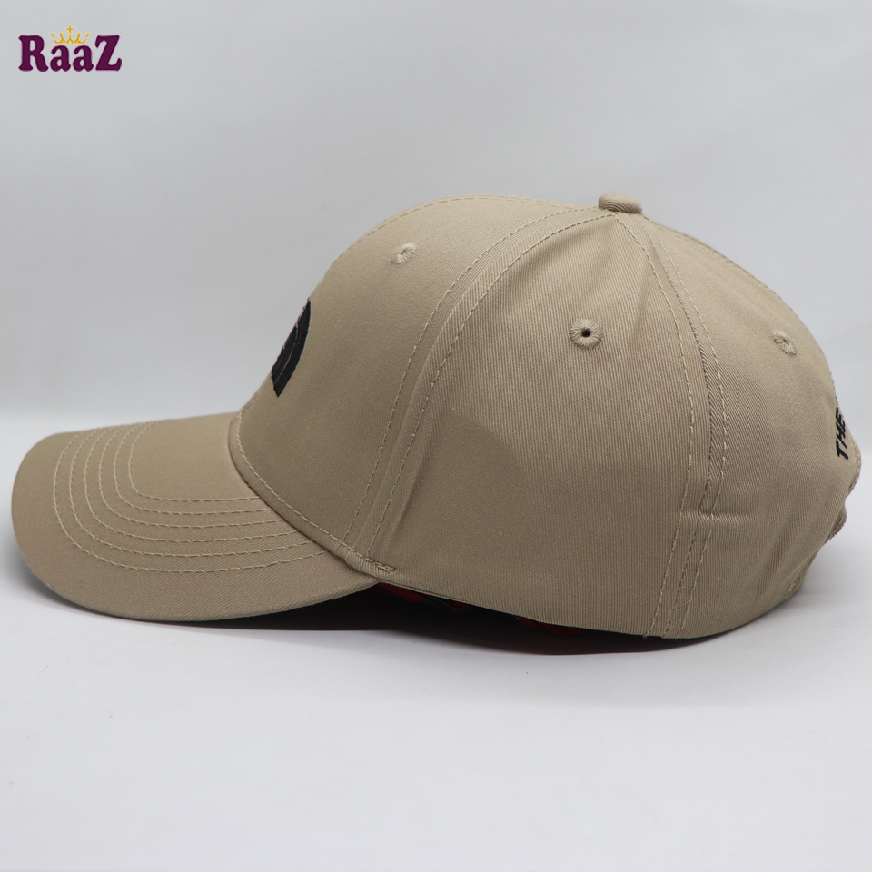 Picture of Off White and Black Cotton Export North Face Cap For Men