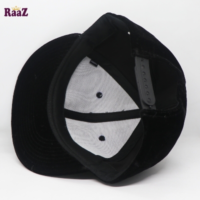 Picture of Black Velvet Decky Wide Brim 6 Panel Premium Export Snapback Cap