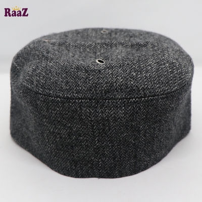 Picture of Deep Grey Cotton Mesh Air Prayer Tupi - Cap For Men