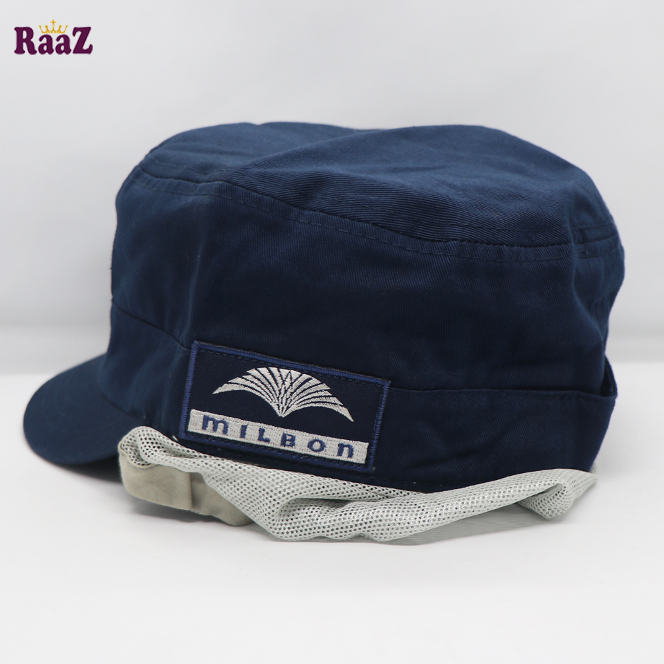Picture of Navy Blue Sol Cotton Mesh Fabrics Johnson Cap