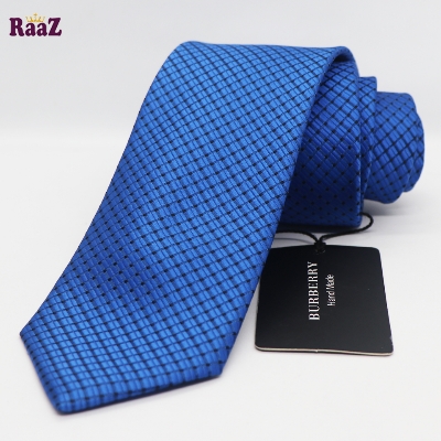 Picture of Black Stripe Black Dot Design Formal Tie For Men