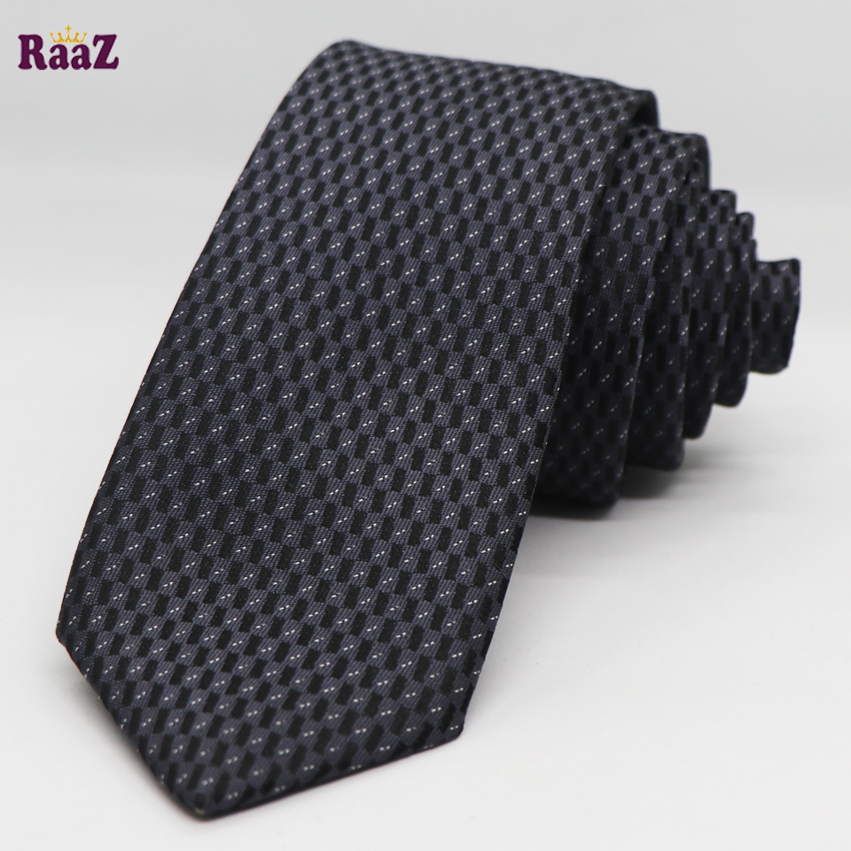 Picture of Black Small Square Design Formal Tie