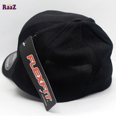 Picture of Black Spandex Fabrics Curved Visor Bon Cap