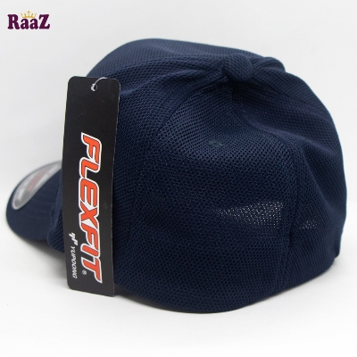 Picture of Navy Blue Spandex Fabrics Curved Visor Bon Cap