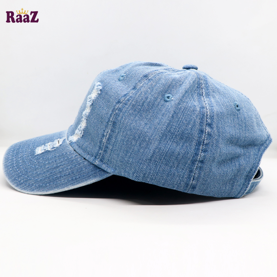 Picture of Navy Blue Export Denim Baseball Cap For Men (Denim)