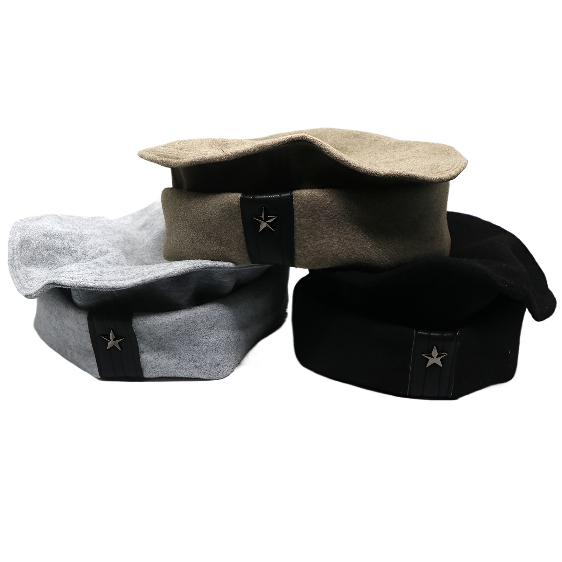 Picture of New Design Wool Afghani Star Pakol Cap For Men (Free Size) - Cap