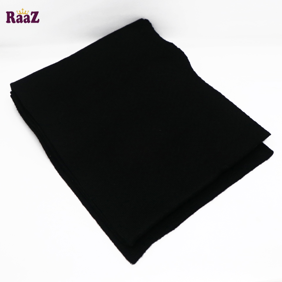 Picture of Black Woolen Winter Muffler For Men