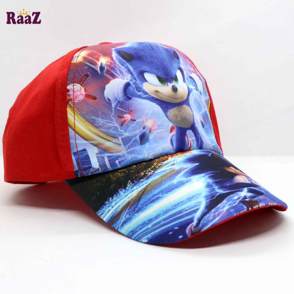 Picture of Cartoon Anime Sonic Sonic Boy Baseball Cap for Kid Cartoon Printing Children Hat Baby Gift