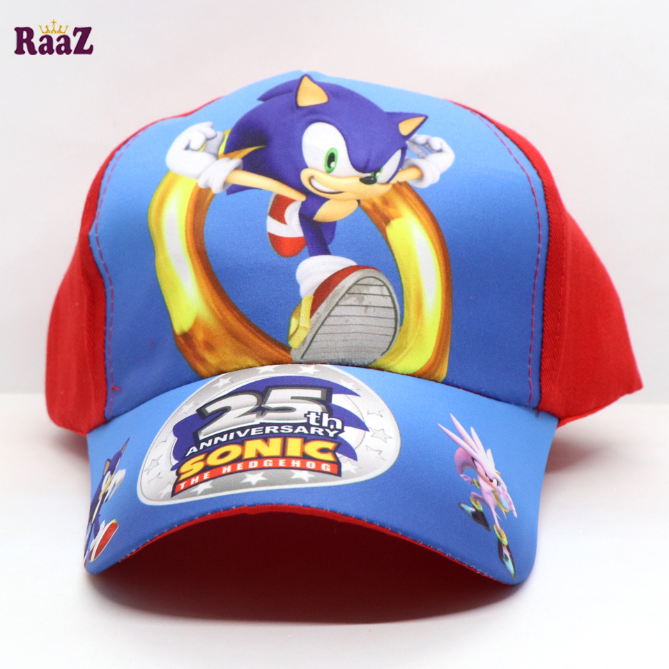 Picture of Cartoon Anime Sonic Sonic Boy Baseball Cap for Kid Cartoon Printing Children Hat Baby Gift