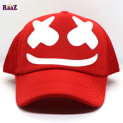 Picture of Red Marshmellow Kids Foam Net Cap