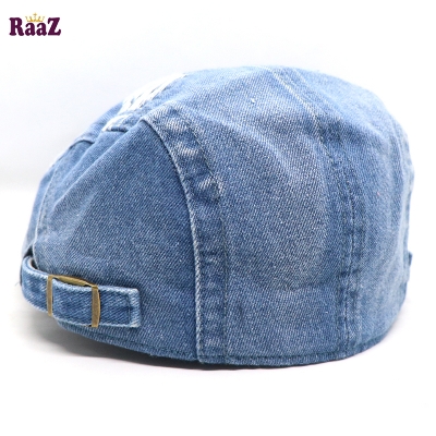 Picture of Sky Blue Denim Ripped Jeans Seasonal Golf Cap