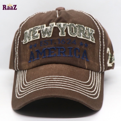 Picture of Coffee New York America Retro Wash Baseball Cap
