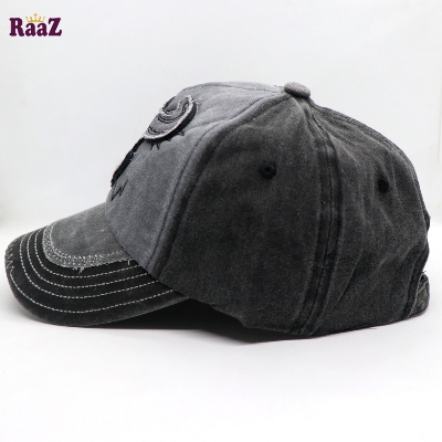 Picture of Silver Grey Cattle Head Vintage Baseball Cap