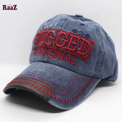 Picture of Navy Blue Rugged Original Embroidery Logo Imported Cap
