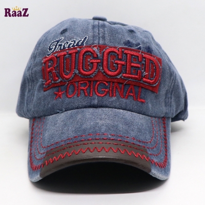 Picture of Navy Blue Rugged Original Embroidery Logo Imported Cap