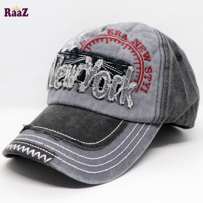 Picture of Grey Silver New York 85 Imported Baseball Cap