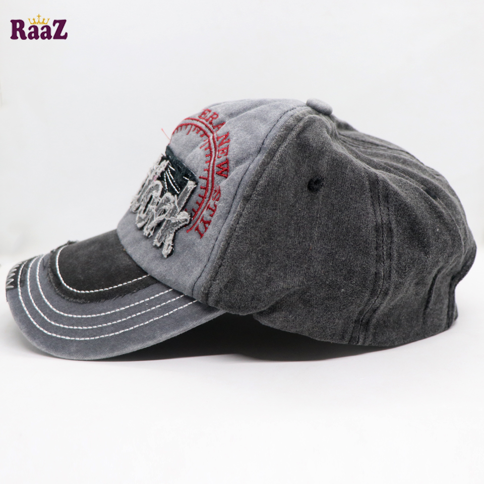 Picture of Grey Silver New York 85 Imported Baseball Cap