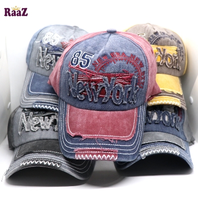 Picture of Grey Silver New York 85 Imported Baseball Cap