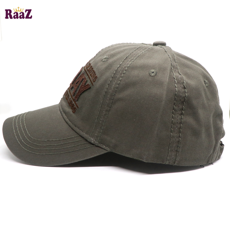 Picture of Deep Green Friday Bold Solid Logo Imported Wash Cap