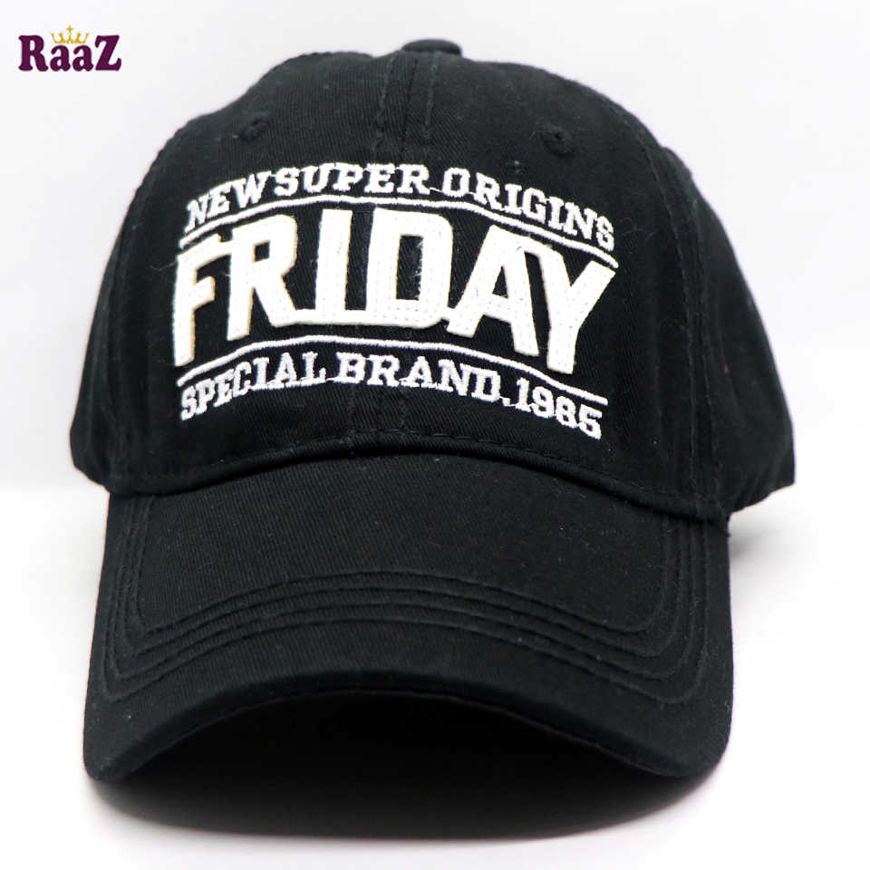 Picture of Bl4ck Friday Bold Solid Logo Imported Wash Cap