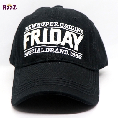 Picture of Bl4ck Friday Bold Solid Logo Imported Wash Cap