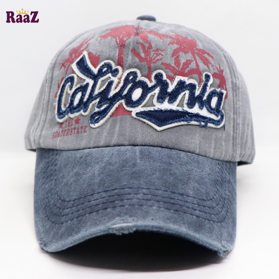Picture of Silver California Wash Baseball Imported Cap