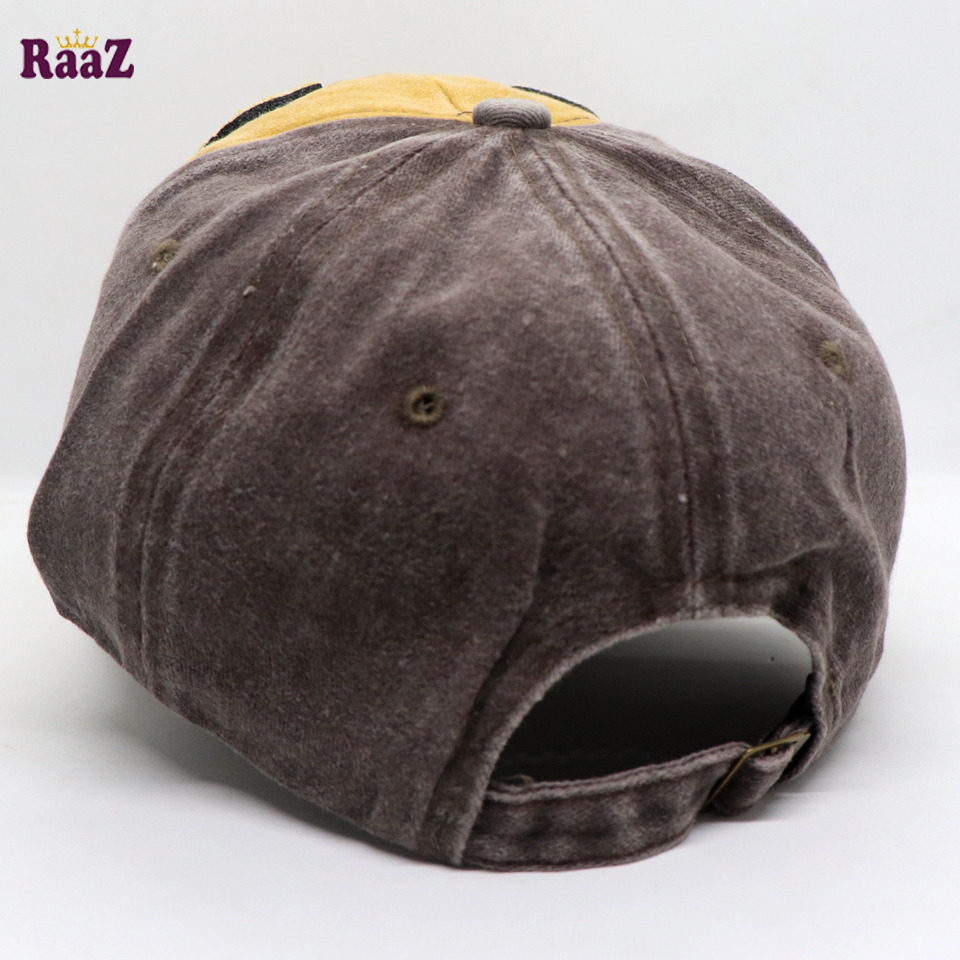 Picture of Yellow Cattle Head Vintage Baseball Cap