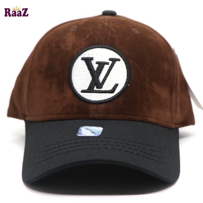 Picture of Black And Deep Brown Export Velvet Baseball Cap For Men