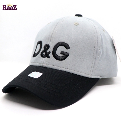 Picture of D And G Black And Silver Export Velvet Baseball Cap For Men
