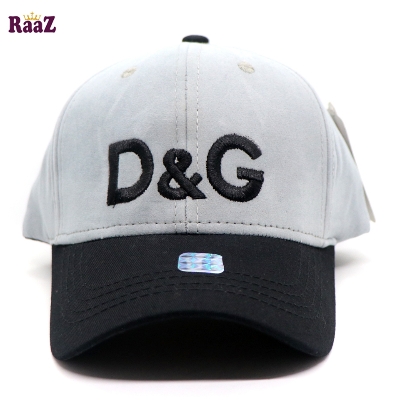 Picture of D And G Black And Silver Export Velvet Baseball Cap For Men