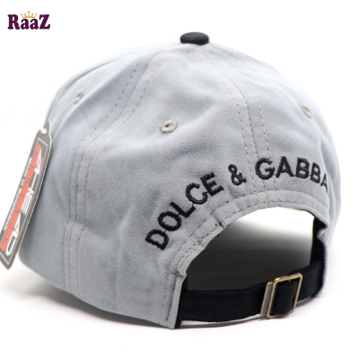 Picture of D And G Black And Silver Export Velvet Baseball Cap For Men