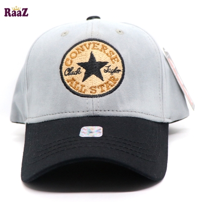 Picture of CONVERSE Black And Silver Export Velvet Baseball Cap For Men