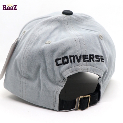 Picture of CONVERSE Black And Silver Export Velvet Baseball Cap For Men
