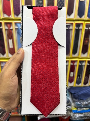 Picture of Red Fashion Formal Tie For Men