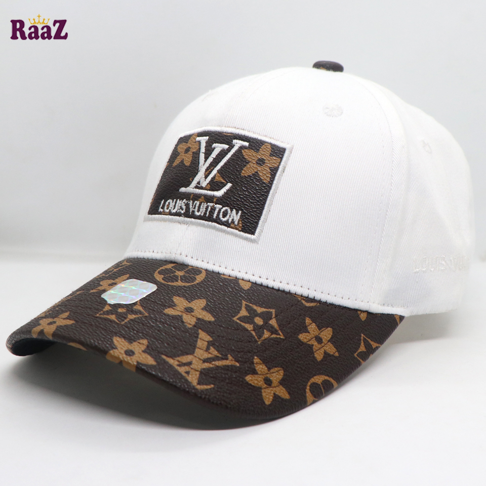 Picture of LV White Cotton Cap for Men