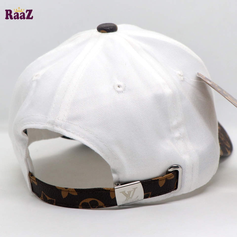 Picture of LV White Cotton Cap for Men