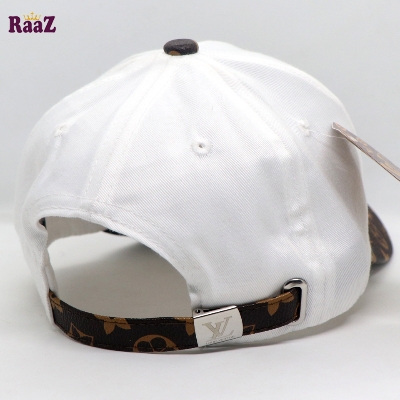 Picture of LV White Cotton Cap for Men
