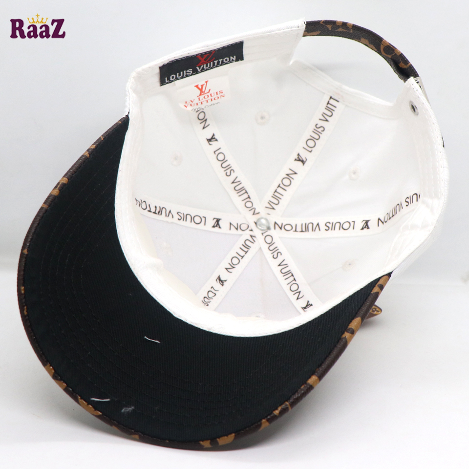 Picture of LV White Cotton Cap for Men