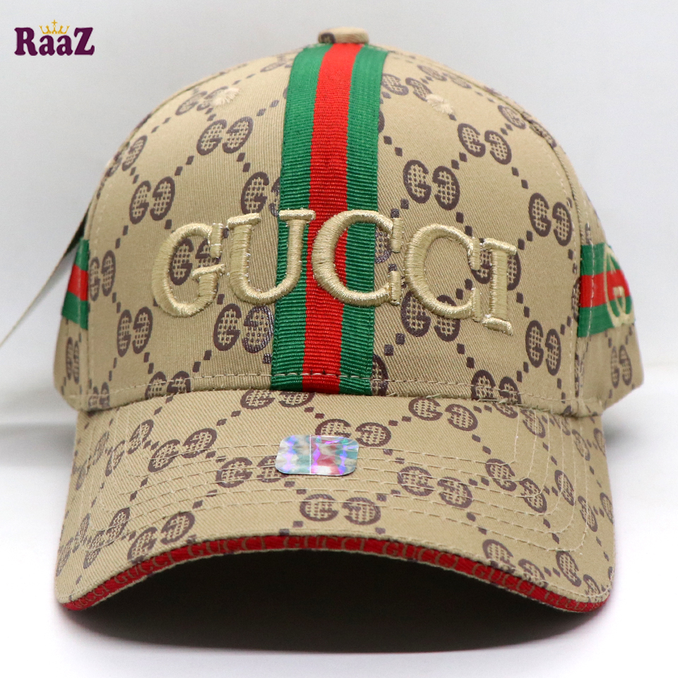 Picture of Brown Embroidery logo Cotton Curved Visor Cap
