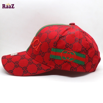 Picture of Maroon Embroidery logo Cotton Curved Visor Cap