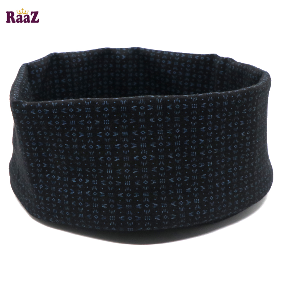 Picture of Black Blue High GSM Full Elastic Ramadan Prayer Tupi