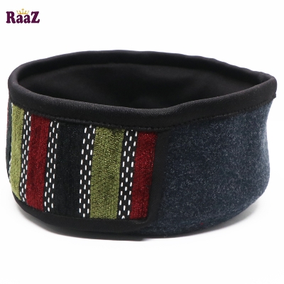 Picture of Mix Blue Multi Stripe Fashion Salman Shah Tupi (Free Size)