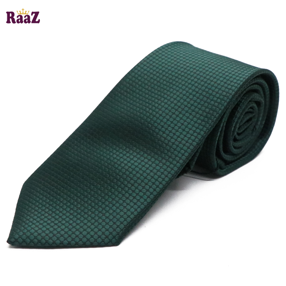 Picture of Deep Green Small Square Tie For Men