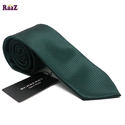 Picture of Deep Green Small Square Tie For Men