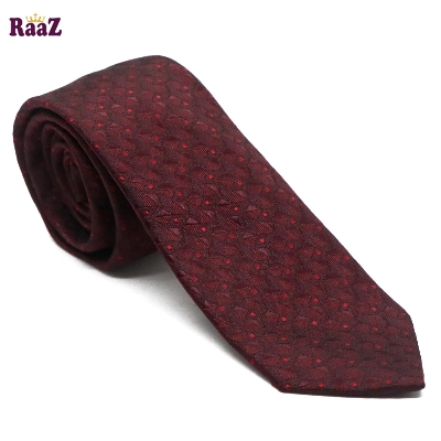 Picture of Maroon Red Dot Necktie For Men