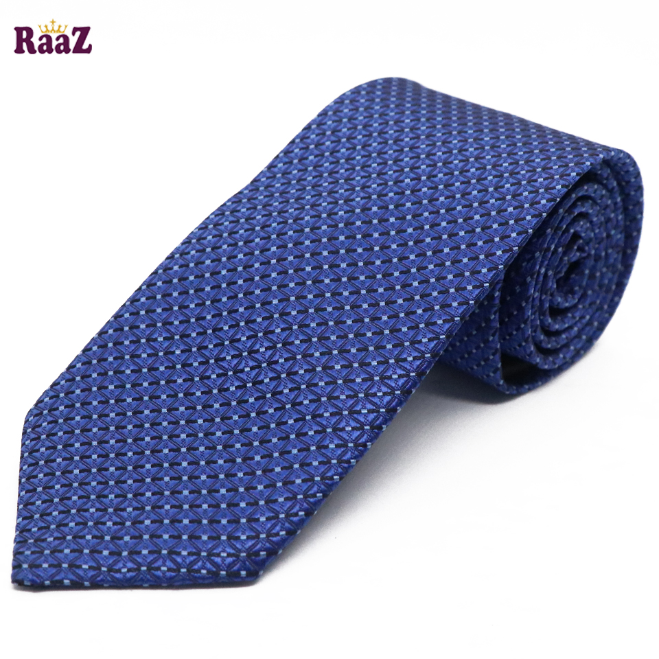 Picture of Blue Black Dot Tie For Men