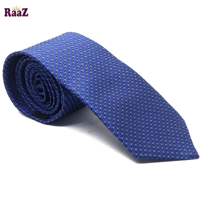 Picture of Blue Black Dot Tie For Men
